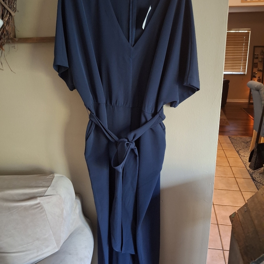 Lane Bryant Navy Jumpsuit